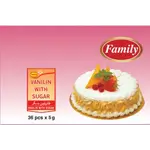 Family Vanillin With Sugar 5gx36